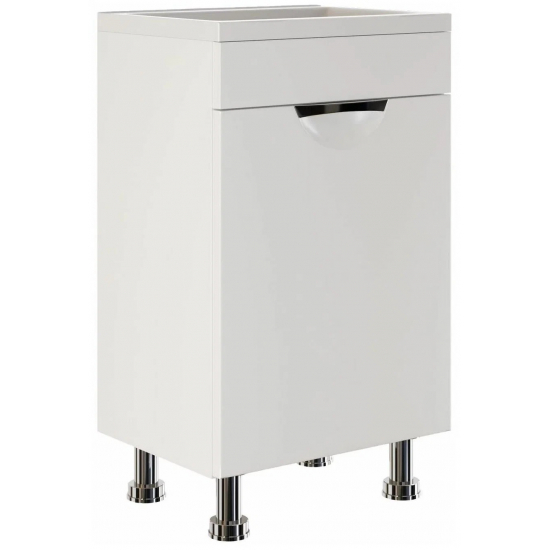 Тумба с раковиной MIXLINE Этьен 40 напольная, с раковиной Аndrea 40