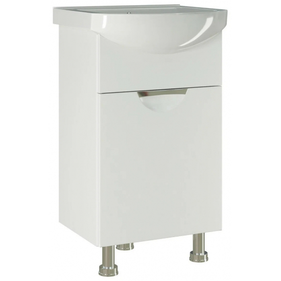 Тумба с раковиной MIXLINE Этьен 50 напольная, с раковиной Элеганс 50