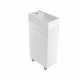 Тумба с раковиной MIXLINE Мини 40 L полки слева, напольная белая с раковиной Sky 40