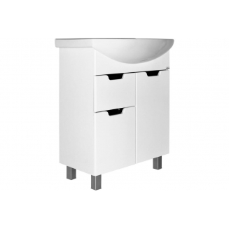 Tумба с раковиной MIXLINE Прометей 65 напольная, под раковину Best 65