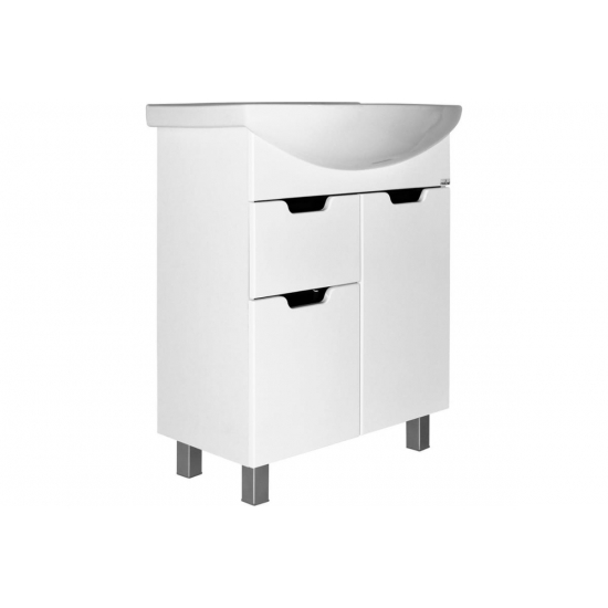 Tумба с раковиной MIXLINE Прометей 65 напольная, под раковину Best 65