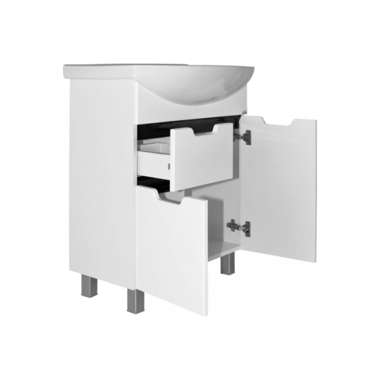 Tумба с раковиной MIXLINE Прометей 65 напольная, под раковину Best 65