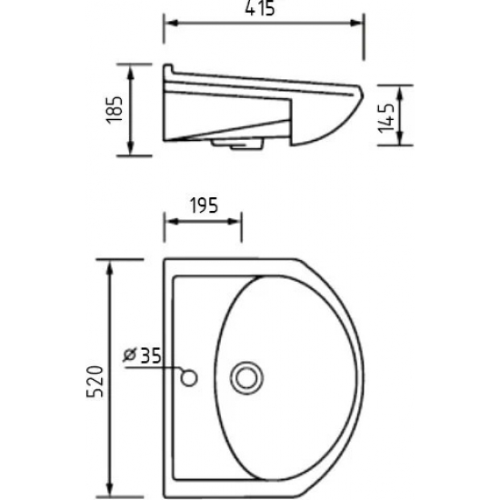 Тумба с раковиной MIXLINE Радуга 50 напольная цветы, с раковиной Арго 50