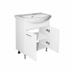 Tумба с раковиной MIXLINE Росток 65 напольная, с раковиной Элеганс 65