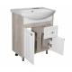 Тумба с раковиной MIXLINE Версаль 65 напольная белое дерево, с раковиной Best 65