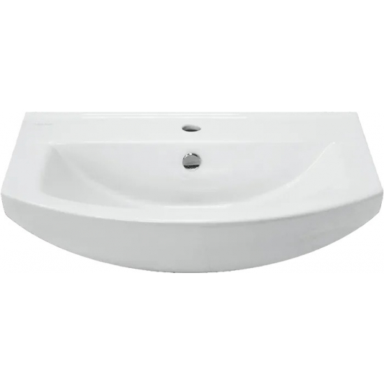 Тумба с раковиной MIXLINE Версаль 65 напольная белое дерево, с раковиной Best 65