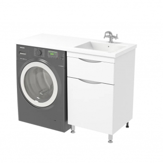 Тумба с раковиной на стиральную машину AURA Вегас Bibox 50-2