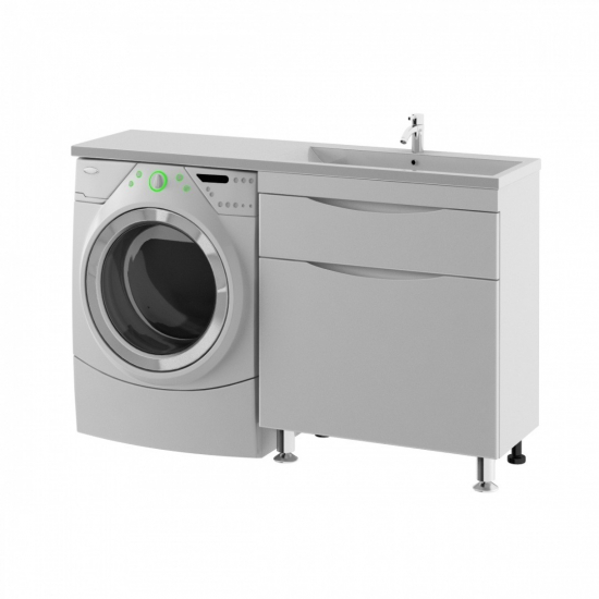 Тумба с раковиной на стиральную машину AURA Вегас Bibox 70-2