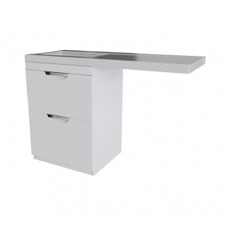 Тумба с раковиной на стиральную машину MIXLINE Атлантик-56 с раковиной Сosmos 120 левая, напольная