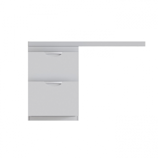 Тумба с раковиной на стиральную машину MIXLINE Атлантик-56 с раковиной Сosmos 120 левая, напольная