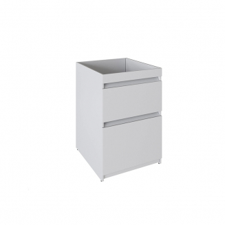 Тумба с раковиной на стиральную машину MIXLINE Созвездие-56 с раковиной Билл 120 левая, напольная