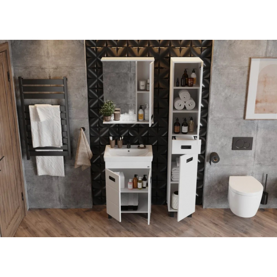 Тумба с раковиной ONIKA Балтика Black 55.11