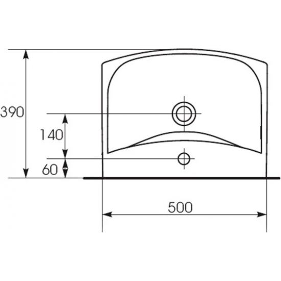 Тумба с раковиной ONIKA Харпер 50.10