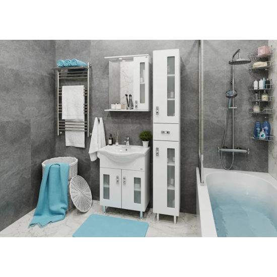 Тумба с раковиной ONIKA Кристалл 60.18 белая