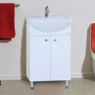 Тумба с раковиной ONIKA Крит  52.10 белая, напольная