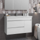 Тумба с раковиной OPADIRIS Фреш 100 белая