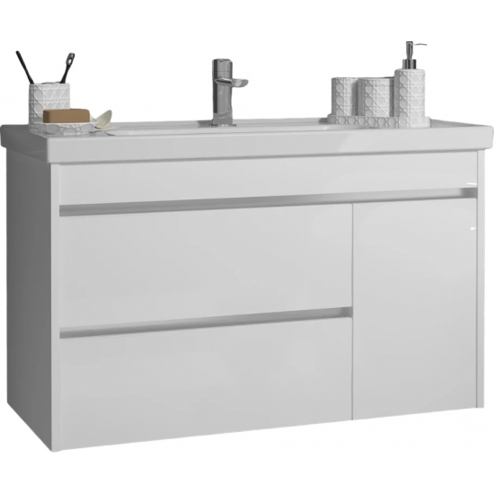 Тумба с раковиной OPADIRIS Фреш 100 белая