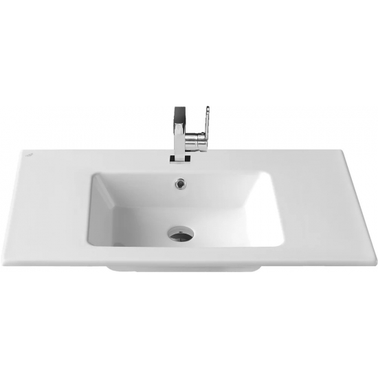 Тумба с раковиной OPADIRIS Ибица 90 подвесная, фурнитура золото