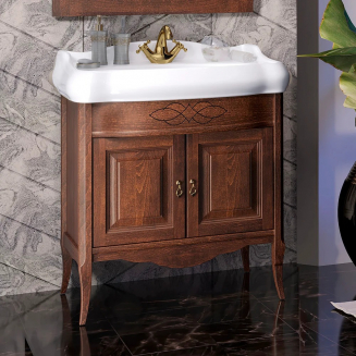 Тумба с раковиной OPADIRIS Лоренцо 80 светлый орех