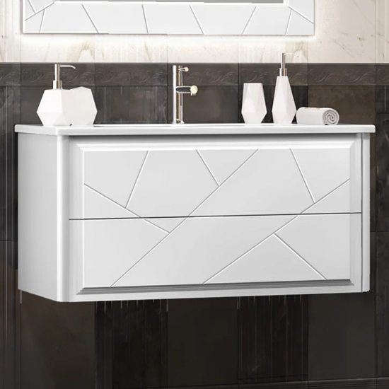 Тумба с раковиной OPADIRIS Луиджи 100 белая