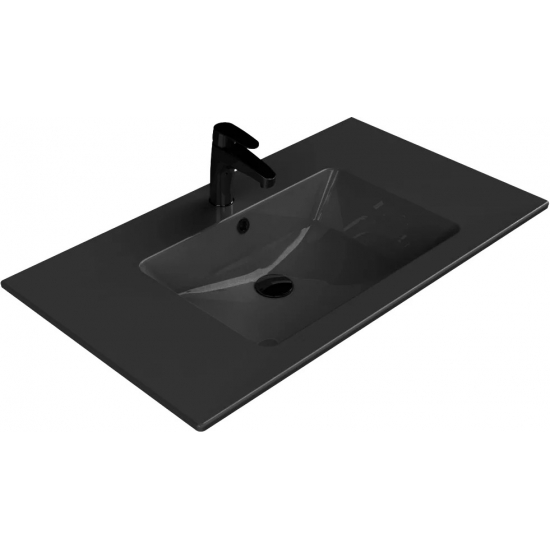 Тумба с раковиной OPADIRIS Луиджи 90 серая матовая