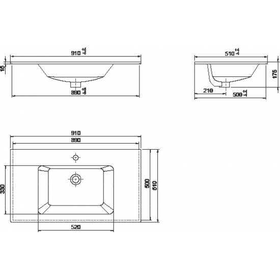 Тумба с раковиной OPADIRIS Луиджи 90 серая матовая