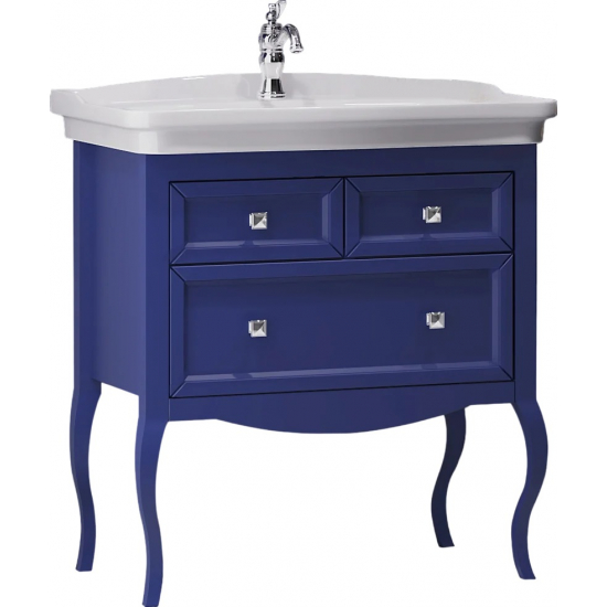 Тумба с раковиной OPADIRIS Валери 85 сапфир