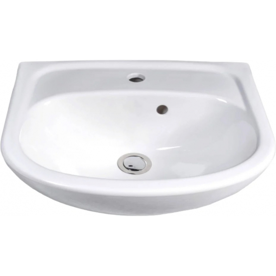 Тумба с раковиной ORANGE Лайт 50 белый глянец