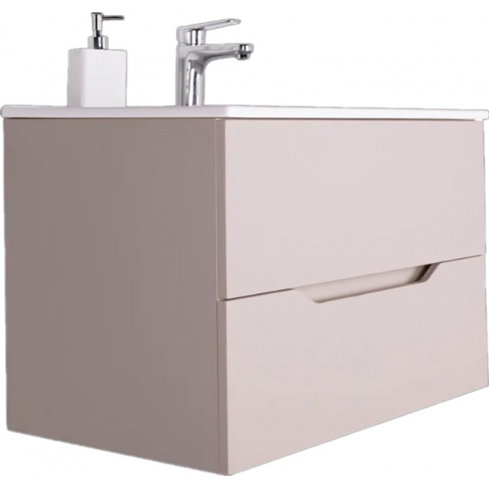 Тумба с раковиной ORANGE Line 60 латте матовый