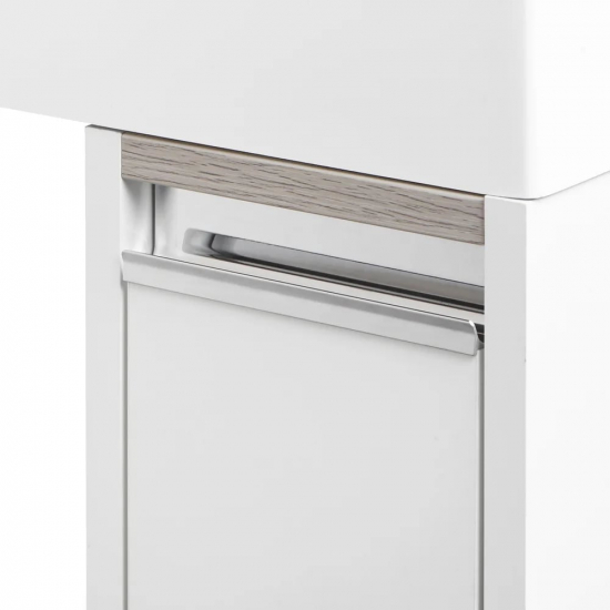 Тумба с раковиной под стиральную машину АКВАТОН Лондри 20 L раковина 80 чаша слева