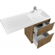 Тумба с раковиной под стиральную машину АКВАТОН Лондри 60 R раковина 120 дуб рустикальный