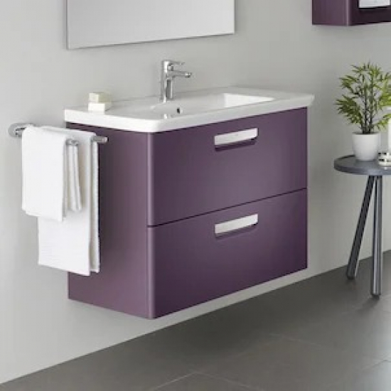 Тумба с раковиной ROCA Gap 70 фиолетовая