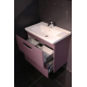 Тумба с раковиной ROCA Gap 70 фиолетовая