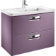 Тумба с раковиной ROCA Gap 70 фиолетовая