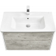 Тумба с раковиной ROCA Ronda 80 белая, бетон