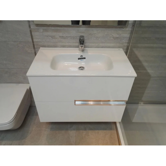 Тумба с раковиной ROCA Victoria Nord Ice Edition 80 белая