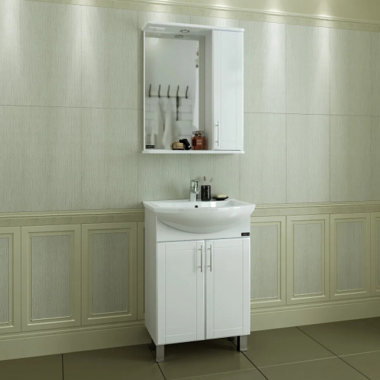 Тумба с раковиной САНТА Дублин 60 напольная