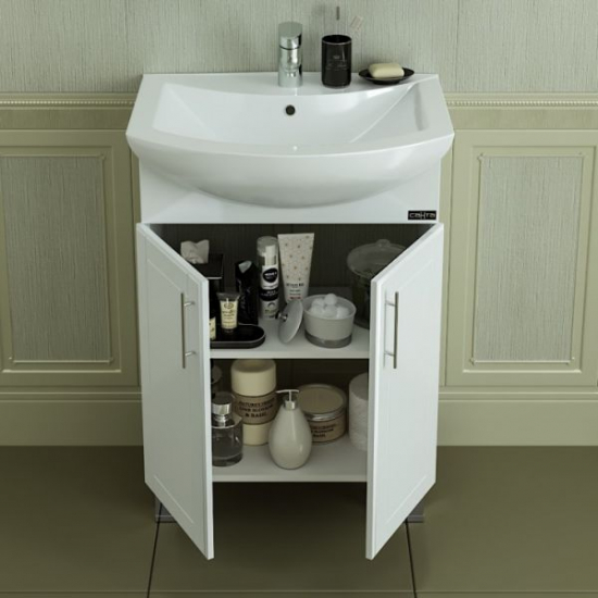 Тумба с раковиной САНТА Дублин 60 напольная