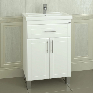 Тумба с раковиной САНТА Дублин 60 с 1 ящиком