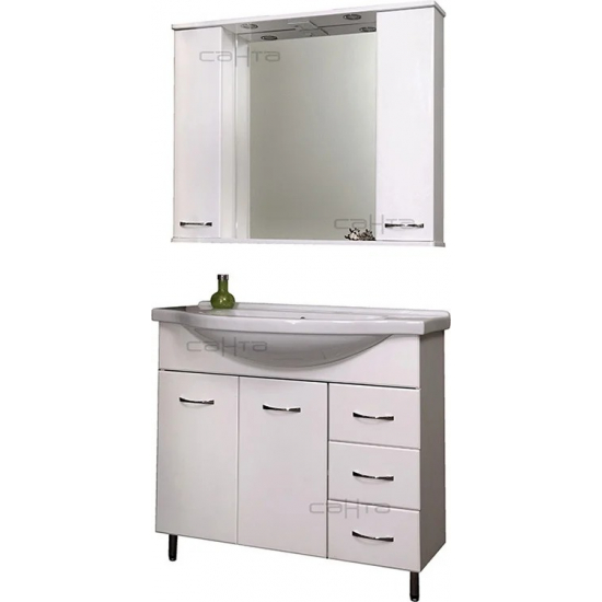 Тумба с раковиной САНТА Эльбрус 100