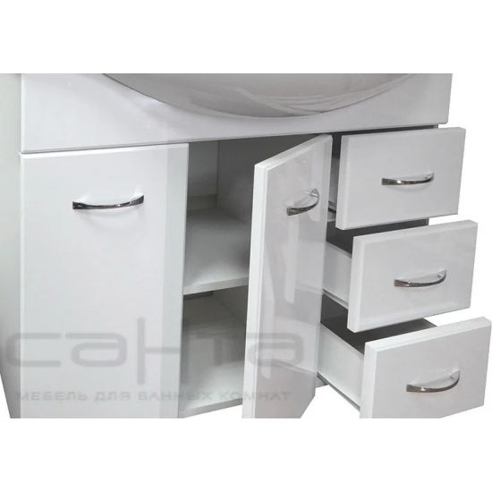 Тумба с раковиной САНТА Эльбрус 100