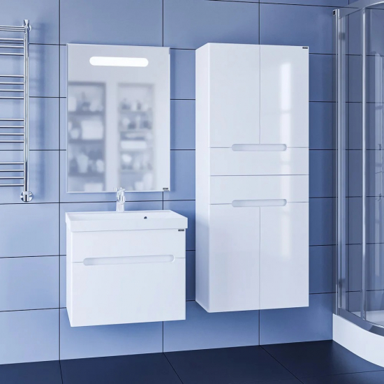 Тумба с раковиной САНТА Лондон 60 подвесная, раковина Классик 60