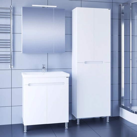 Тумба с раковиной САНТА Лондон 70 напольная, с дверками