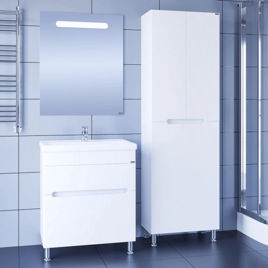 Тумба с раковиной САНТА Лондон 70 напольная, с ящиками