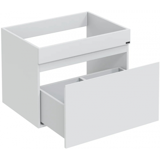 Тумба с раковиной САНТА Марс 69 L левая подвесная, с ящиком, для стиральной машины