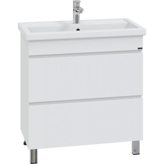 Тумба с раковиной САНТА Марс 80 напольная, с ящиками