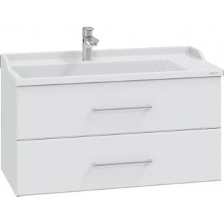 Тумба с раковиной САНТА Омега 100 подвесная