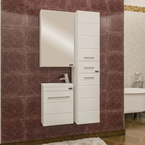 Тумба с раковиной САНТА Омега 40 подвесная, раковина como 40