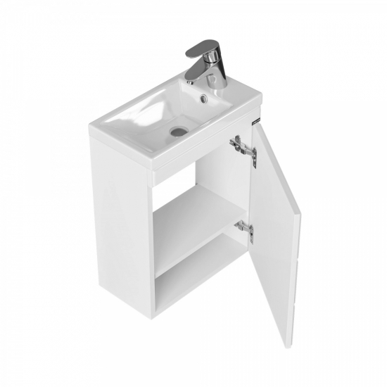 Тумба с раковиной САНТА Омега 40 подвесная, раковина como 40