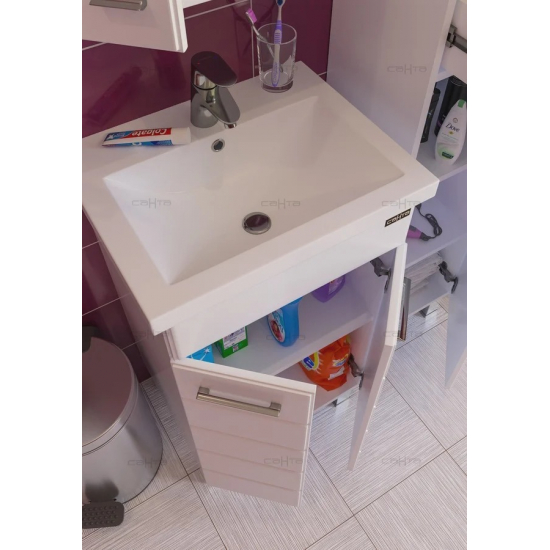 Тумба с раковиной САНТА Омега 50 напольная